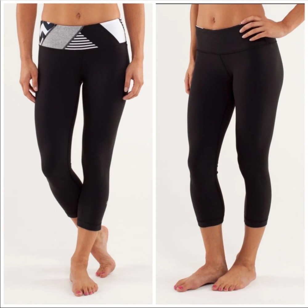 Lululemon Wunder Under Reversible Crop Leggings